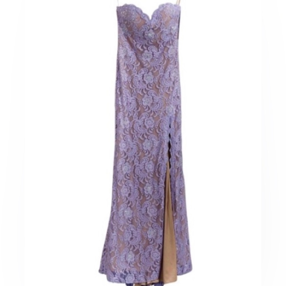 NWT Jovani lace sweetheart neck formal gown lilac